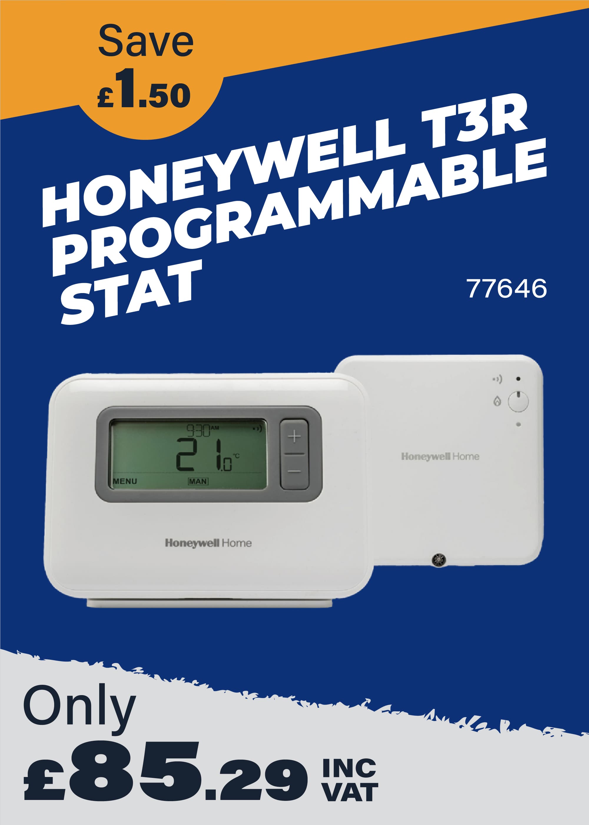 Honeywell T3R Wireless Thermostat